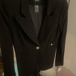 NEW W/T Smythe  Duchess Black Blazer with Gold Buttons